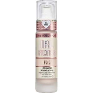 Makeup Revolution Дълготраен фон дьо тен IRL Filter, F0.5, 23 ml - ozone