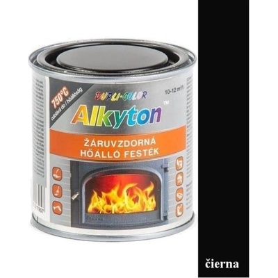 RUST OLEUM ALKYTON žiaruvzdorný 750°C - farba odolná vysokým teplotám - cierna - 2,5L