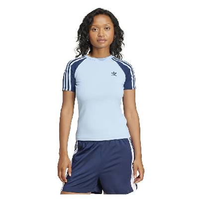 Тениска Adidas Originals Adicolor 3 Stripes Raglan Slim short sleeve T-shirt - Blue (Clear Sky)
