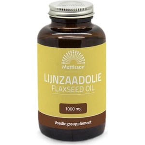 Mattisson Healthstyle Flax Seed Oil 1000 mg [90 Гел капсули]