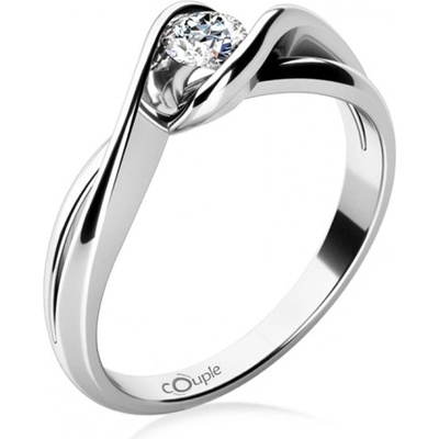 Couple zásnubní prsten Annie bílé zlato a zirkon 585 68 1 4134.1B00.0.59.001