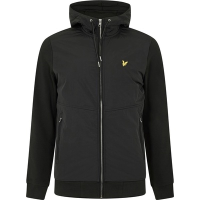 Lyle and Scott Суичър Lyle and Scott Lyle Hybrid Hoody Sn99 - Jet Black