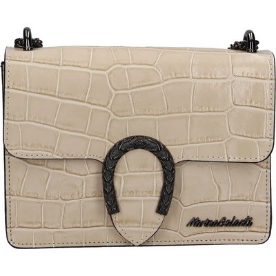 Marina Galanti dámská kožená crossbody kabelka Elsse béžová