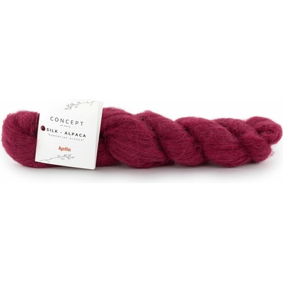 SILK ALPACA Katia Farby SILK ALPACA NATURAL COLORS: 203 burgundy