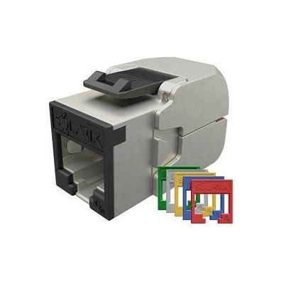Samořezný keystone Solarix CAT6A STP SXKJ-10G-STP-RAL-SA, RAL FIT moduly, GROUND LOCK, Component Level a 4PPoE certifika (25286907)