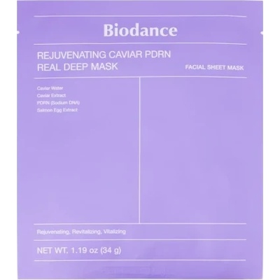 Biodance Rejuvenating Caviar PDRN Real Deep Mask 1бр/34г