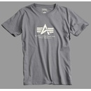 Alpha Industries tričko BASIC šedo/černo