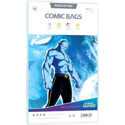 Ultimate Guard Obaly na komiksy Comic Bags UG 18,4 x 26,8 cm 100ks