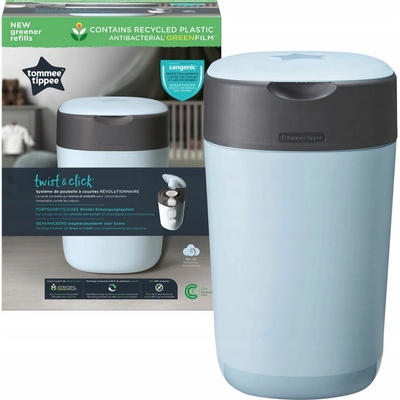 Tommee Tippee Sangenic Twist & Click Modrý – Zboží Mobilmania