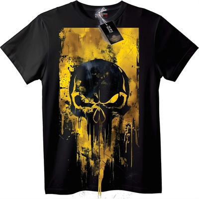 NOONEBRAND Тениска с Череп на Punisher - XS, Black