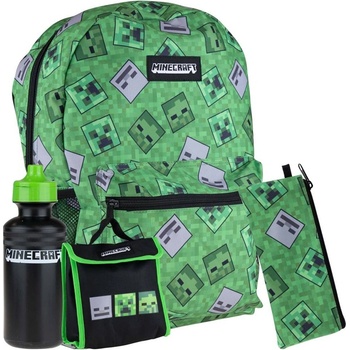 Astra Ученически комплект Astra - Minecraft, Creeper, Раница с аксесоари (AS512020001)