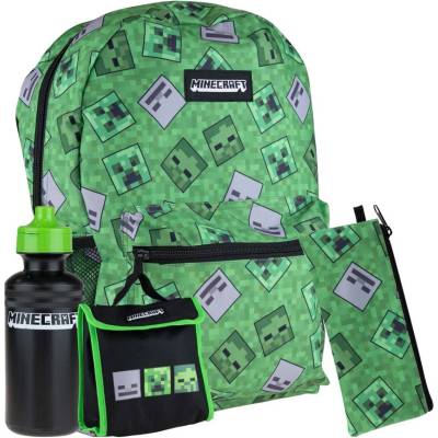 Astra Ученически комплект Astra - Minecraft, Creeper, Раница с аксесоари (AS512020001)