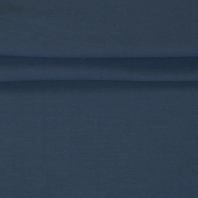 Fabriccando Bavlněný úplet - jeans modrá 4026