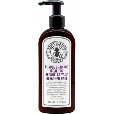 Captain Fawcett Cpt. Fawcett Tónovací šampon pro šedé a bílé vlasy Purple Shampoo — Bianco Classico 250 ml