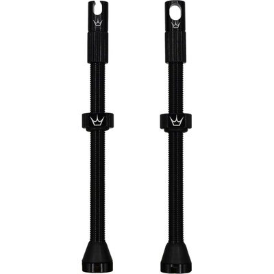 Bezdušové ventilky Peaty's X Chris King (Mk2) Black Tubeless Valves 80 mm uni