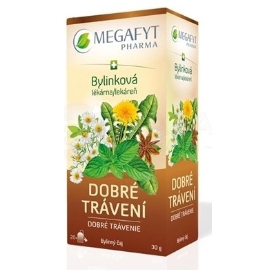 Megafyt Bylinková lekáreň Čaj Dobré trávenie 20 x 1,5 g