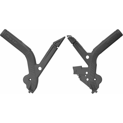 RACETECH (RTECH) kompletní kryty rámu BI-MATERIAL SUPER GRIP BETA RX 450 '24, barva černá