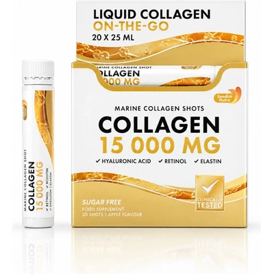 Swedish Gold Collagen 15,000mg bez cukru 25 ml x 20 shotov