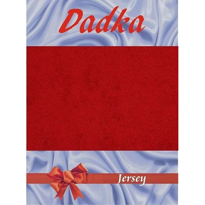 Dadka jersey prostěradlo vínové 180x200x18