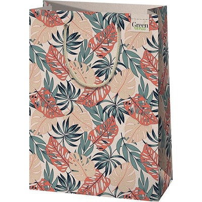 Cardex Екологична подаръчна торбичка от трева, палмови листа, Л, 24х35см