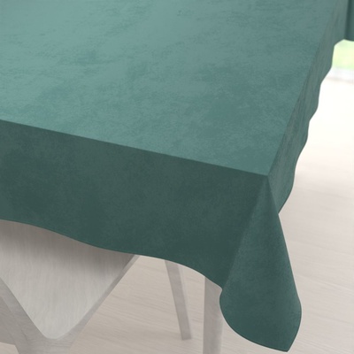 Biante Sametový obdélníkový ubrus Velvet Premium SVP-022 Ledově zelený 80x120 cm