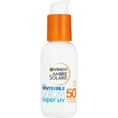 Garnier Ambre Solaire Super UV Invisible Serum SPF50+ слънцезащитен серум за лице 30 ml унисекс