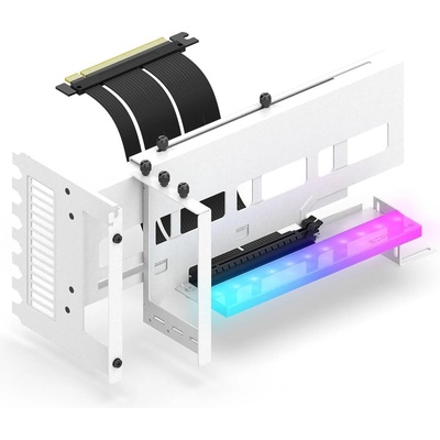 EZDIY-FAB Брекет за вертикален монтаж на GPU EZDIY-FAB ARGB PCIe 4.0 Riser Cable 90° (YIHPI333-18)