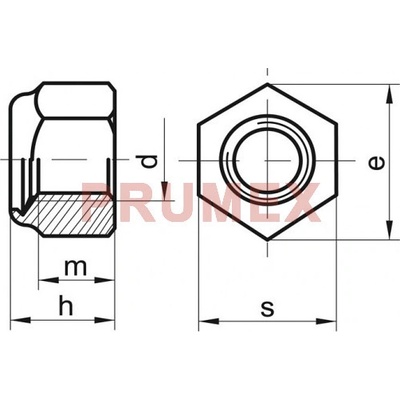Matice samojistná nízká DIN 985 M5 |10| pozink – Hledejceny.cz