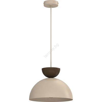 Luminex Пендел на кабел NEVIS 1xE27/15W/230V Ø 29 см бежов (LU9706A)