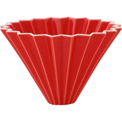 Origami Dripper keramický M červený