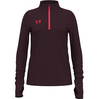 Under Armour UA Girls Challenger Midlayer-MRN červená