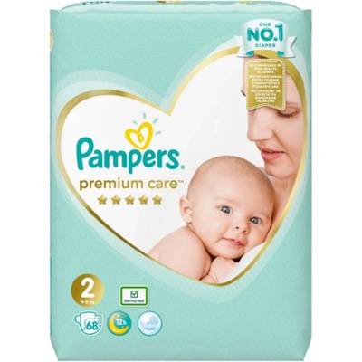 Pampers Бебешки пелени Pampers Premium Care - VP, Размер 2, 4-8 kg, 68 броя (1100019519)