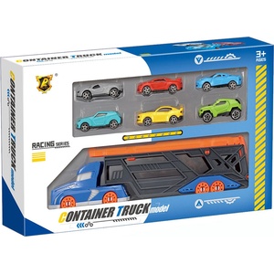 Felyx Toys Автовоз с повдигаща се платформа 6 коли
