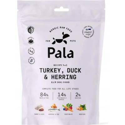 Pala Dog 6 Sušené vzduchem Krůta kachna atlantský sleď 400 g