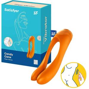 Satisfyer Вибратор за стимулация оранжев Satisfyer Candy Cane