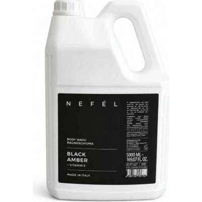 NEFÉL sprchový gél, 5-litrový kanister, vôňa Black Amber (čierny jantár)
