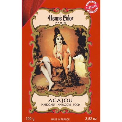 Henné Color Acajou Henna Powder Mahagónová 100 g