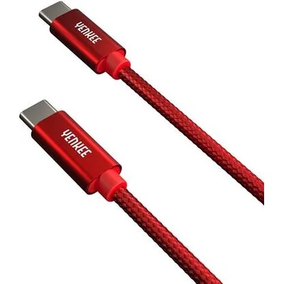 YENKEE Кабел Yenkee USB Type-C към USB Type-C, 2 m, червен (35056016)
