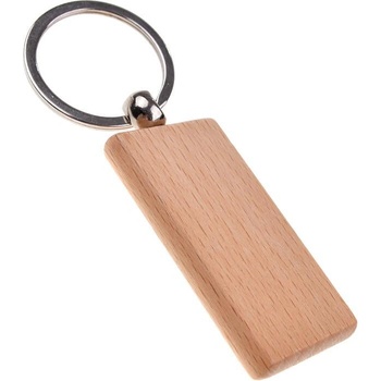 Ключодържател Двустранен s - Дърво/Метал (gm-74749)