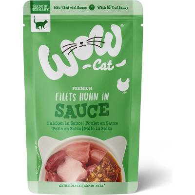 WOW Cat filety v omáčce Kuřecí 8 x 85 g