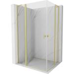 Mexen Mist L Duo душ кабина с врата 105 x 100 см, прозрачна, със златна четка - 8A4L-105-100-55-00 (8A4L-105-100-55-00)