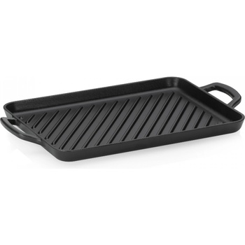 Kela Чугунена оребрена плоча за печене Calido- 35х25 см. - черна (KELA 12469)