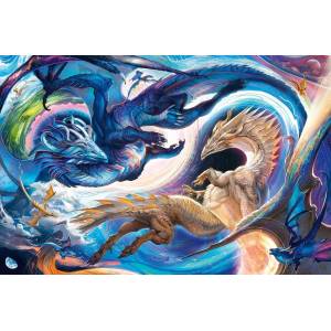 Ravensburger - Puzzle Dragon Day and Night - 5 000 piese