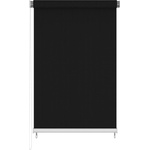 vidaXL Външна ролетна щора, 185(Ш)x230(В) см, черна (312958)