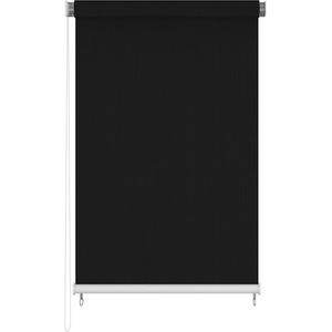 vidaXL Външна ролетна щора, 185(Ш)x230(В) см, черна (312958)