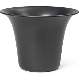 ferm LIVING Кашпа Spun 24 см черна (1104267338)