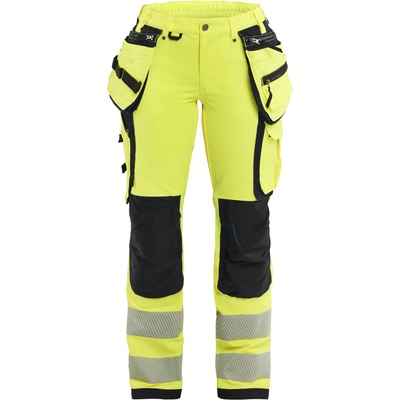 Blåkläder AB 7197 dámské výstražné nohavice žltá/cerná