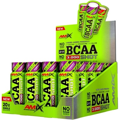 Amix Nutrition BCAA 3000 Shot [20 x 60 мл] Горски плодове