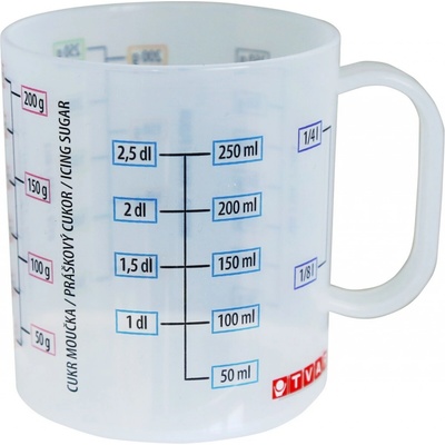 TVAR - Hrnek odměrka 250ml s potiskem