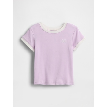 GAP Бебешка ръбеста тениска с лого GAP GAP | Lilav | Момчешки | 12-18 месеца